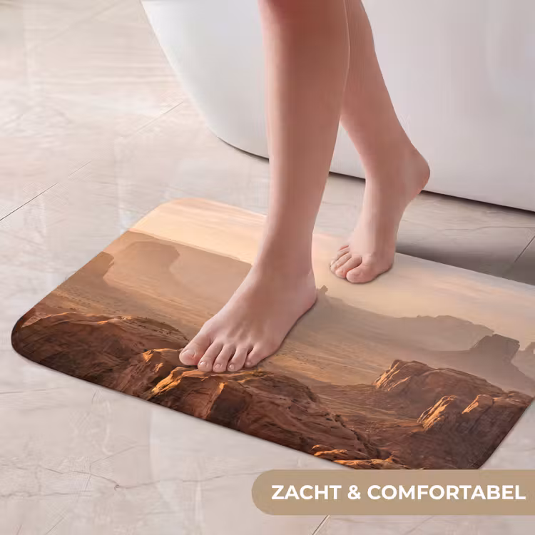 Woestijn - Landschap - Natuur Badmat klein -USP_ZachtNL