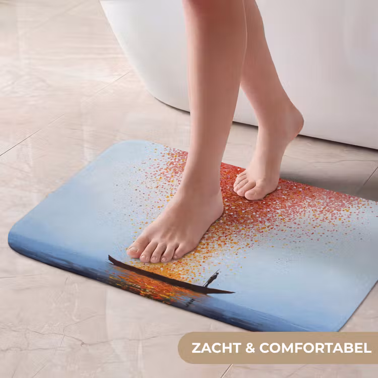 Wolk - Confetti - Boot - Wateroppervlakte Badmat klein -USP_ZachtNL