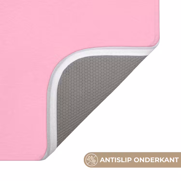 Yes fun - Groen - Roze Badmat klein -USP_AntislipNL