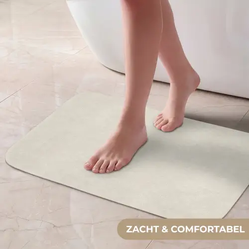 Zandkleurig - Modern - Egaal Badmat klein 997 -USP_ZachtNL