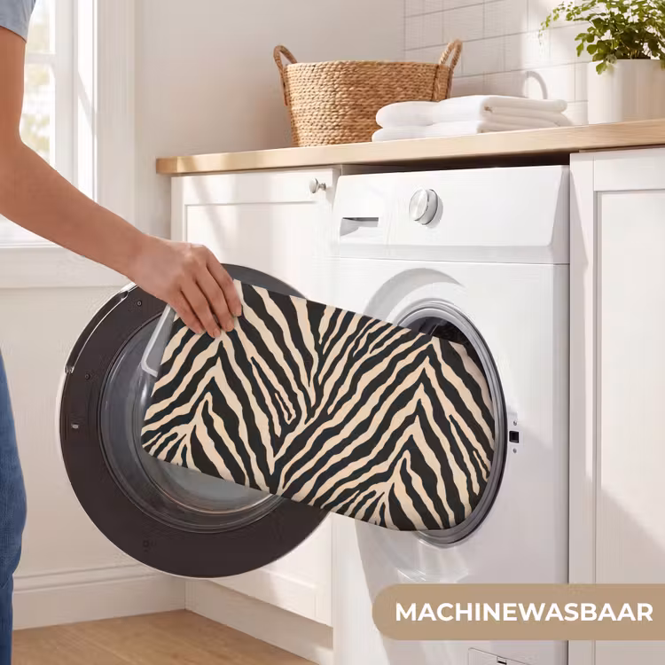Zebra - Klassiek - Zwart Badmat klein 997 -USP_WasbaarNL