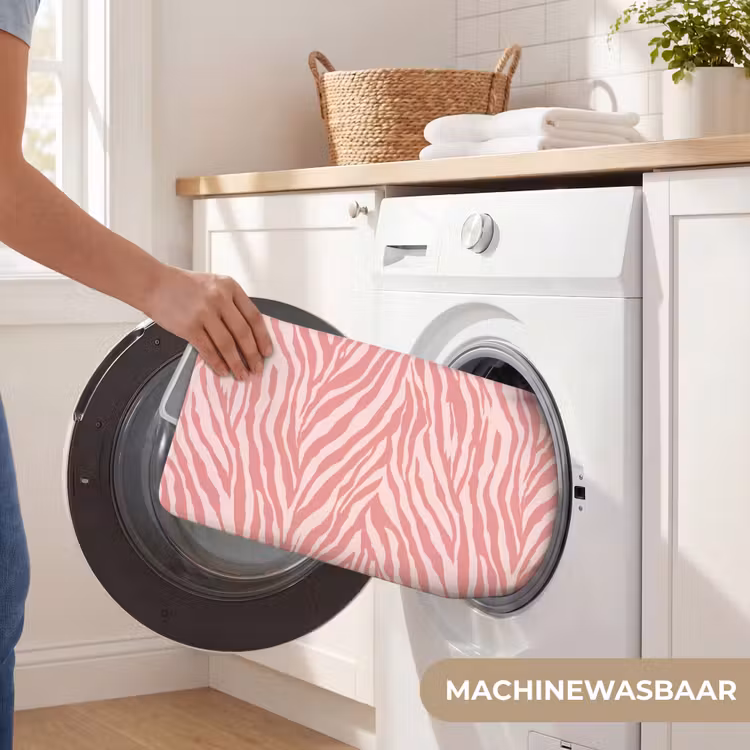 Zebra - Print - Roze Badmat klein 997 -USP_WasbaarNL