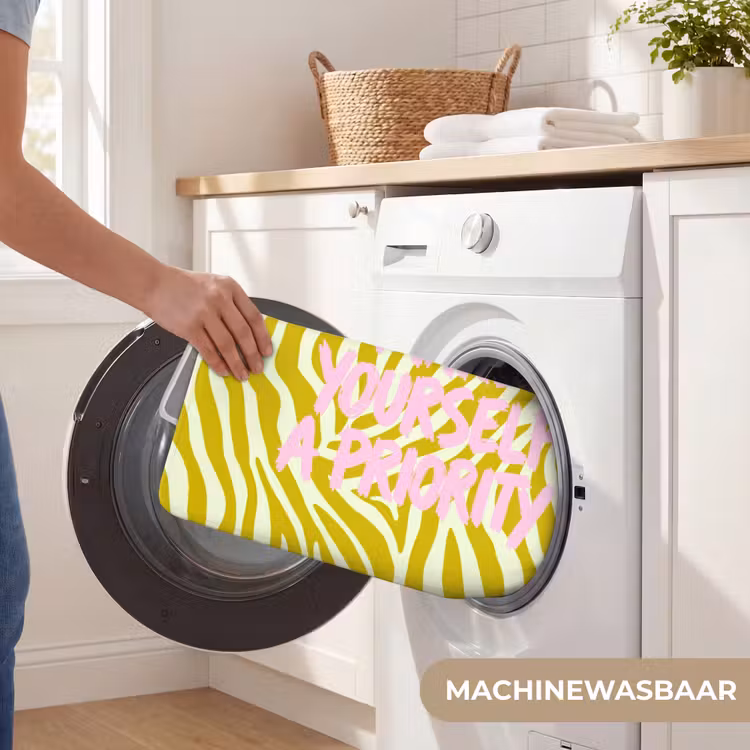 Zebraprint - Priority - Roze Badmat klein -USP_WasbaarNL