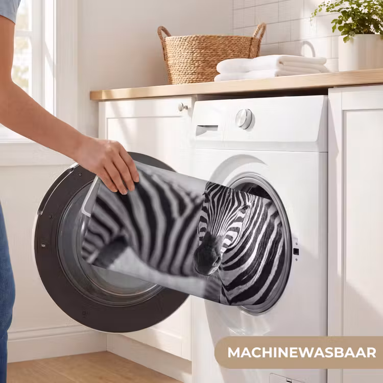 Zebra's - Zwart - Wit Badmat klein -USP_WasbaarNL