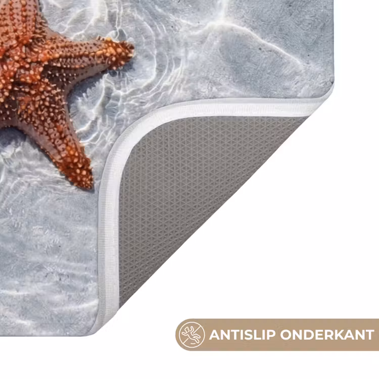 Zeesterren - Water - Helder Badmat klein -USP_AntislipNL