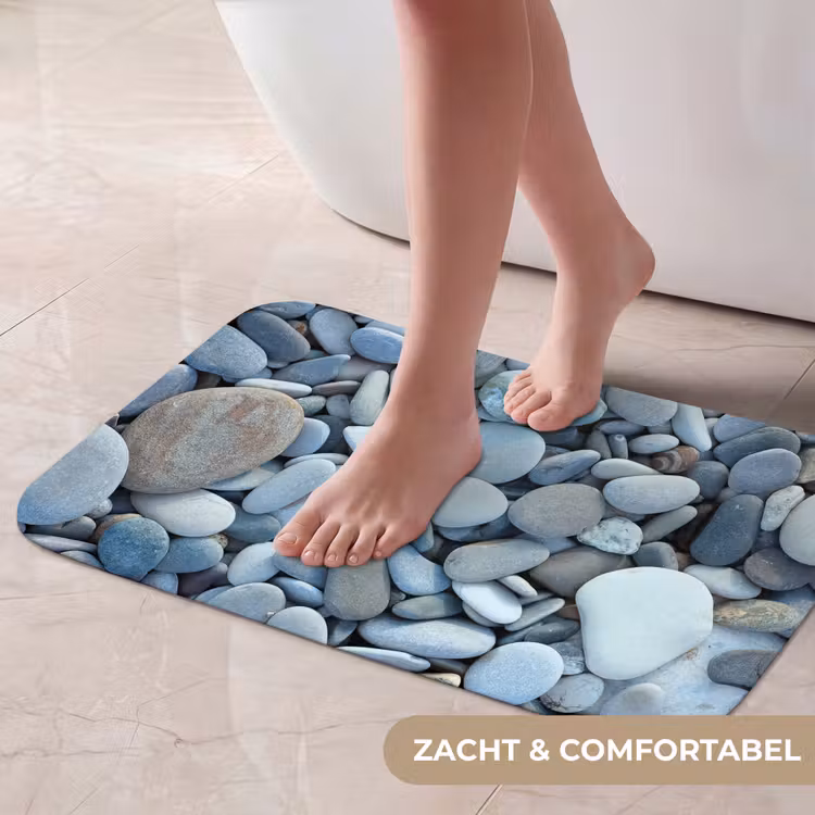 Zen stenen - Natuur - Strand Badmat klein -USP_ZachtNL