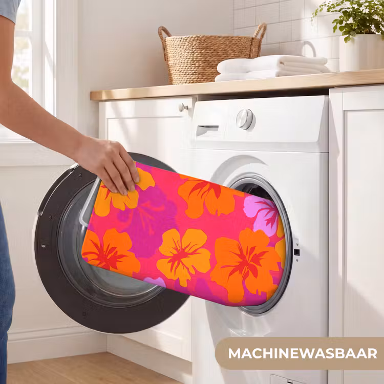 Zomers - Hibiscus - Kleurrijk Badmat klein 997 -USP_WasbaarNL