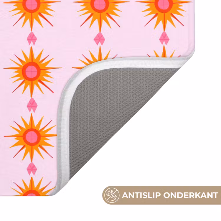 Zon - Motief - Roze Badmat klein 997 -USP_AntislipNL