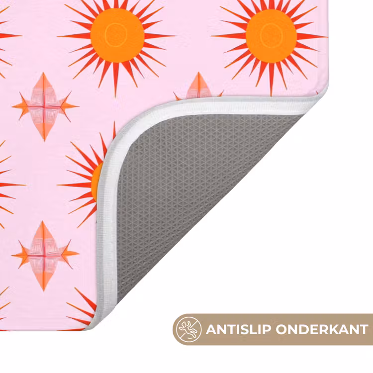 Zon - Patroon - Roze Badmat klein 997 -USP_AntislipNL