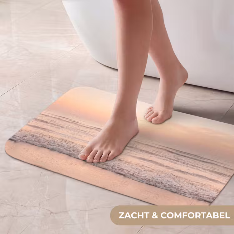 Zon - Strand - Roze Badmat klein -USP_ZachtNL