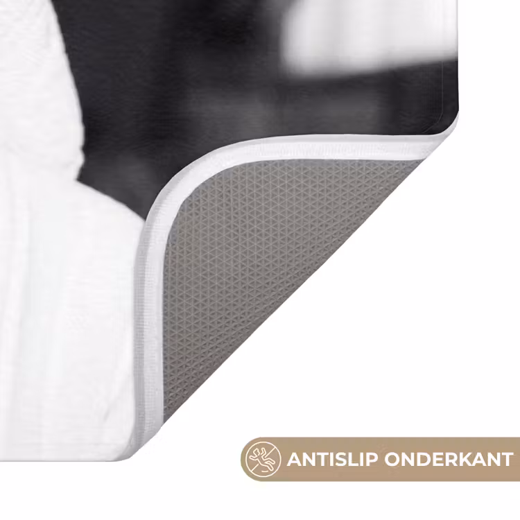 Zonnebril - Vrouw - Zwart - Wit Badmat klein -USP_AntislipNL