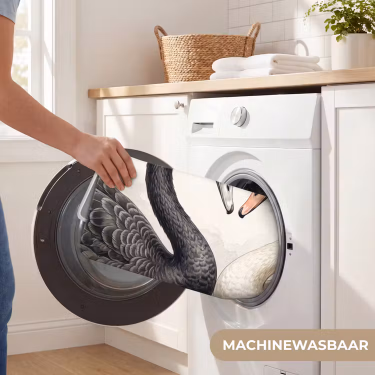 Zwanen - Hartvorm - Dieren Badmat klein -USP_WasbaarNL