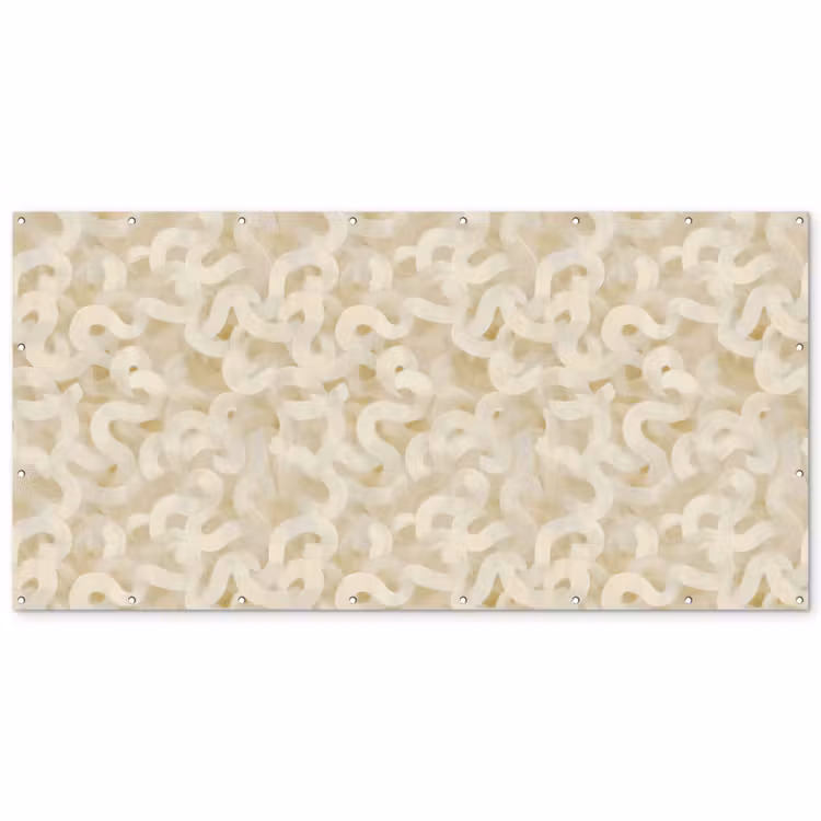 Abstract - Lijnen - Beige Balkonbeschermer Duitsland klein 596 -zz_3d