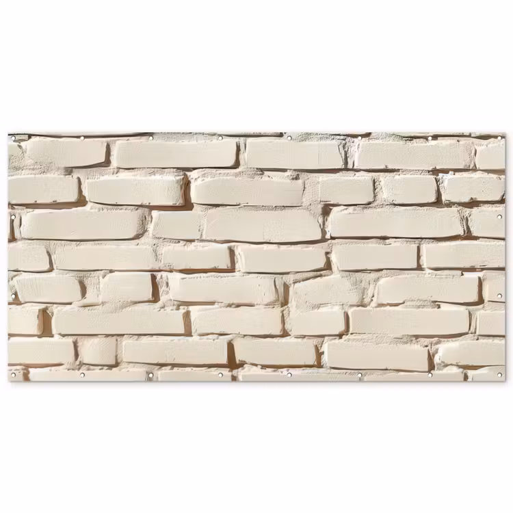 Bakstenen - Muur - Licht - Wit Balkonbeschermer Duitsland klein -zz_3d
