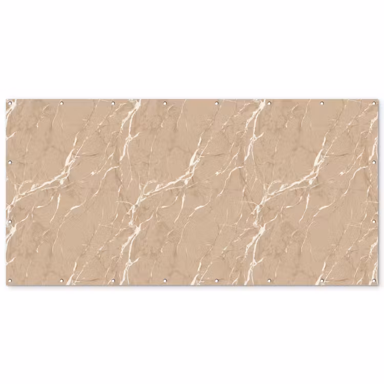 Beige - Marmer - Organisch - Wit Balkonbeschermer Duitsland klein 596 -zz_3d
