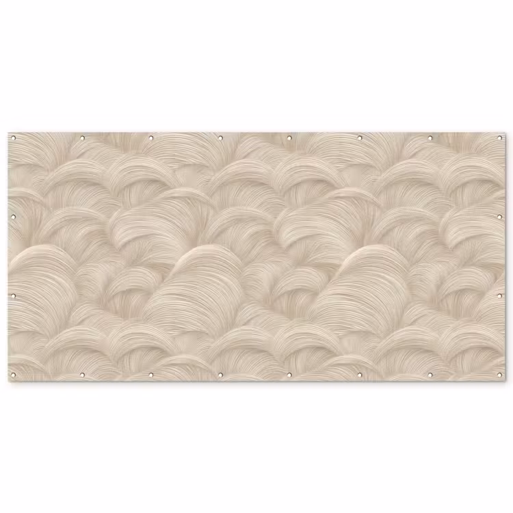 Bogen - Patroon - Beige Balkonbeschermer Duitsland klein 596 -zz_3d