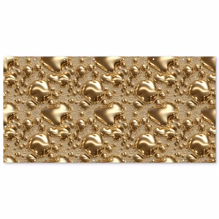 Druppels - Organisch - Goud Balkonbeschermer Duitsland klein 596 -zz_3d