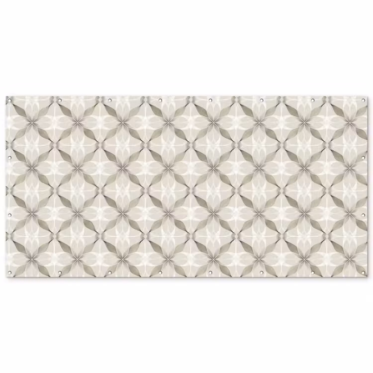 Grafisch - Patroon - Grijs Balkonbeschermer Duitsland klein 596 -zz_3d