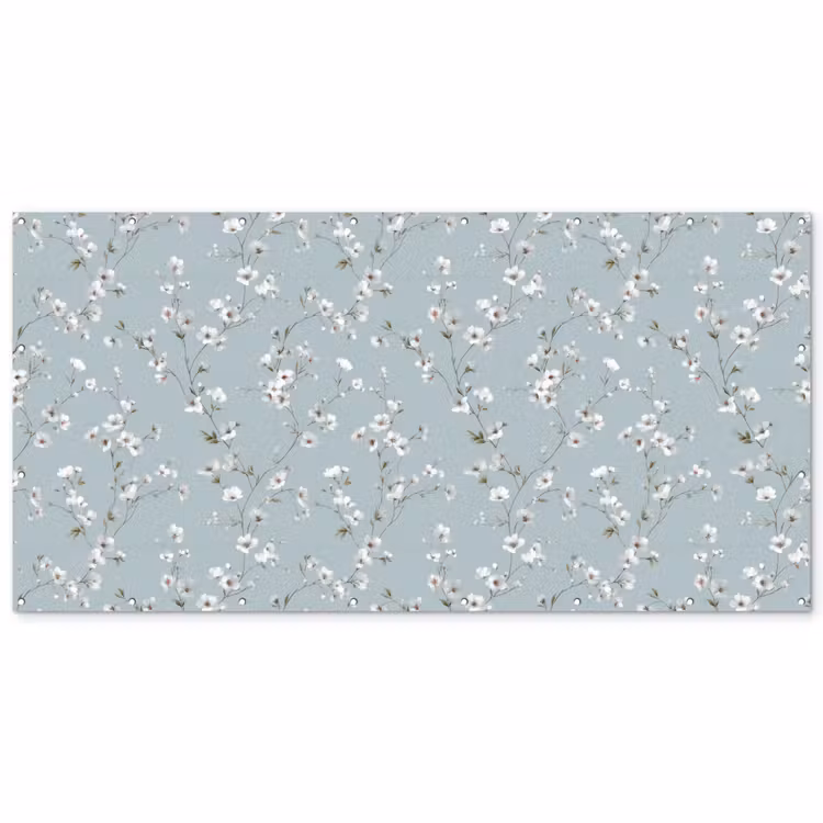 Klassiek - Bloemen - Blauw Balkonbeschermer Duitsland klein 596 -zz_3d