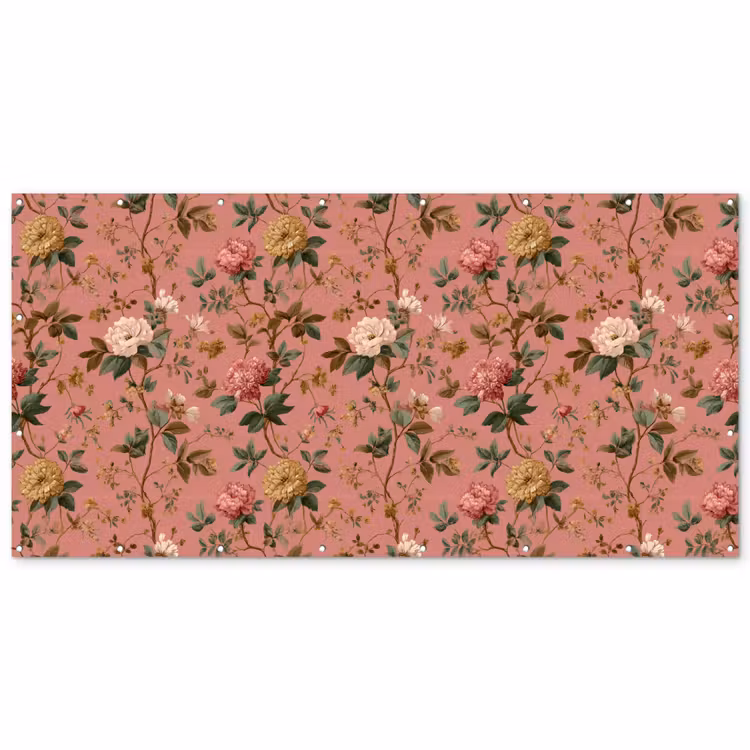 Klassiek - Botanisch - Roze Balkonbeschermer Duitsland klein 596 -zz_3d