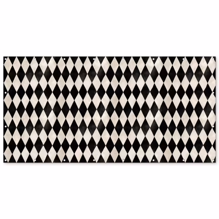 Klassiek - Patroon - Zwart Balkonbeschermer Duitsland klein 596 -zz_3d