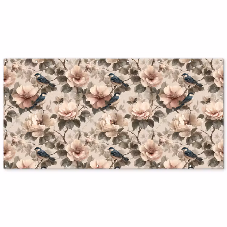Klassiek - Vogels - Kleurrijk Balkonbeschermer Duitsland klein 596 -zz_3d