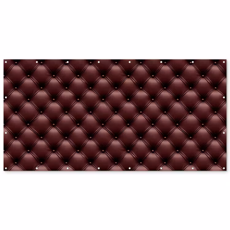 Leer - Patroon - Bordeaux Balkonbeschermer Duitsland klein 596 -zz_3d