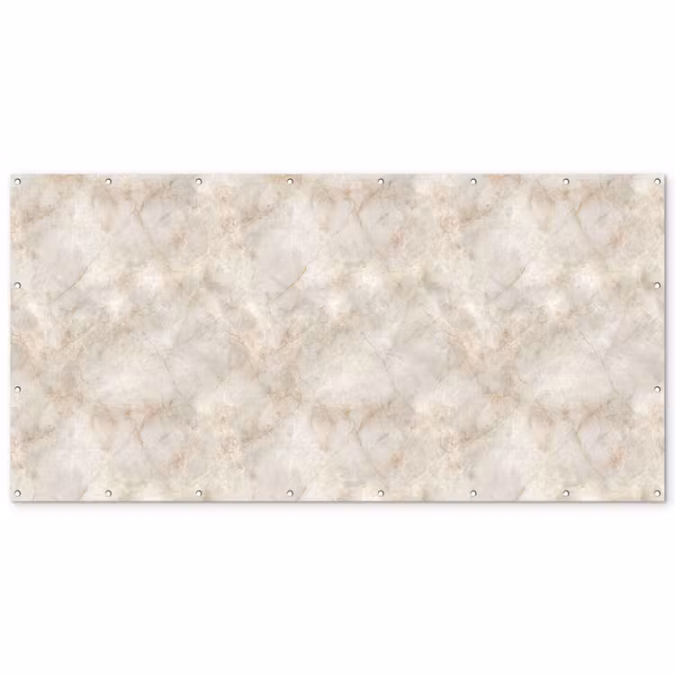 Lichtbeige - Goudbruine Nerven - Marmer Balkonbeschermer Duitsland klein 596 -zz_3d
