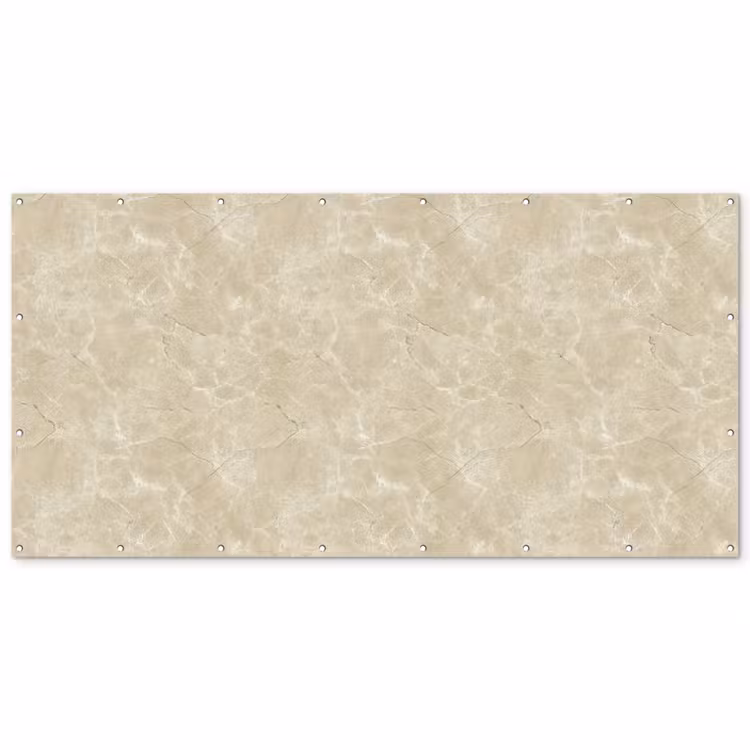 Lichtbeige - Marmer - Diffusie adering Balkonbeschermer Duitsland klein 596 -zz_3d