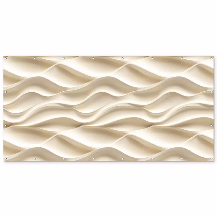 Lijnen - Golvend - Crème Balkonbeschermer Duitsland klein 596 -zz_3d