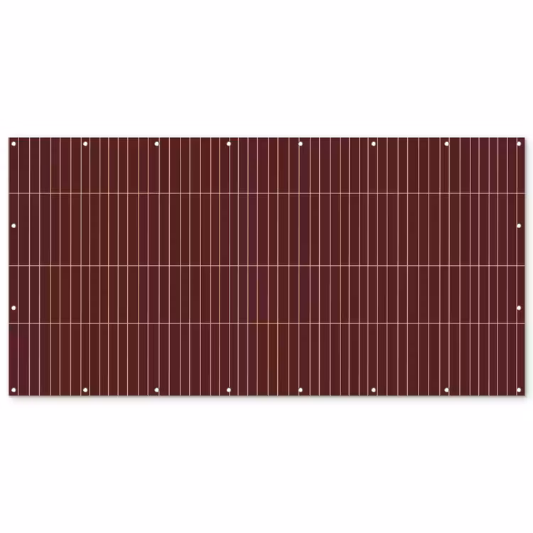 Lijnen - Patroon - Bordeaux Balkonbeschermer Duitsland klein 596 -zz_3d