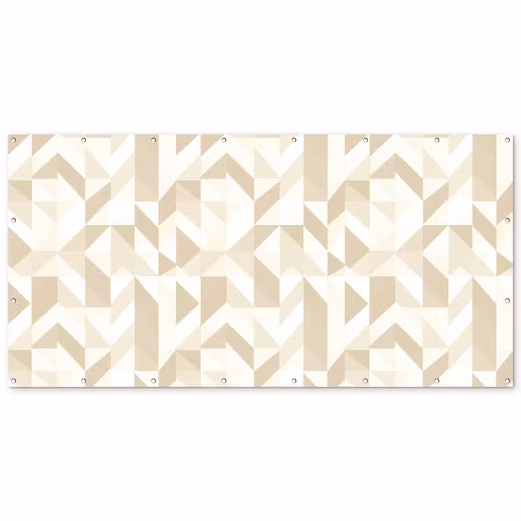 Modern - Abstract - Beige Balkonbeschermer Duitsland klein 596 -zz_3d
