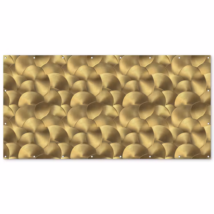 Modern - Cirkel - Goud Balkonbeschermer Duitsland klein 596 -zz_3d