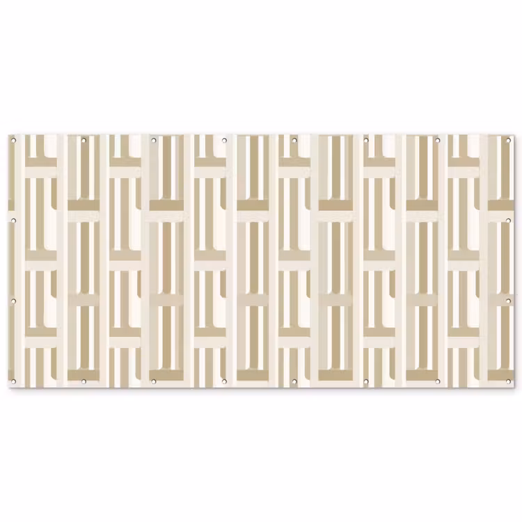 Modern - Geometrisch - Beige Balkonbeschermer Duitsland klein 596 -zz_3d