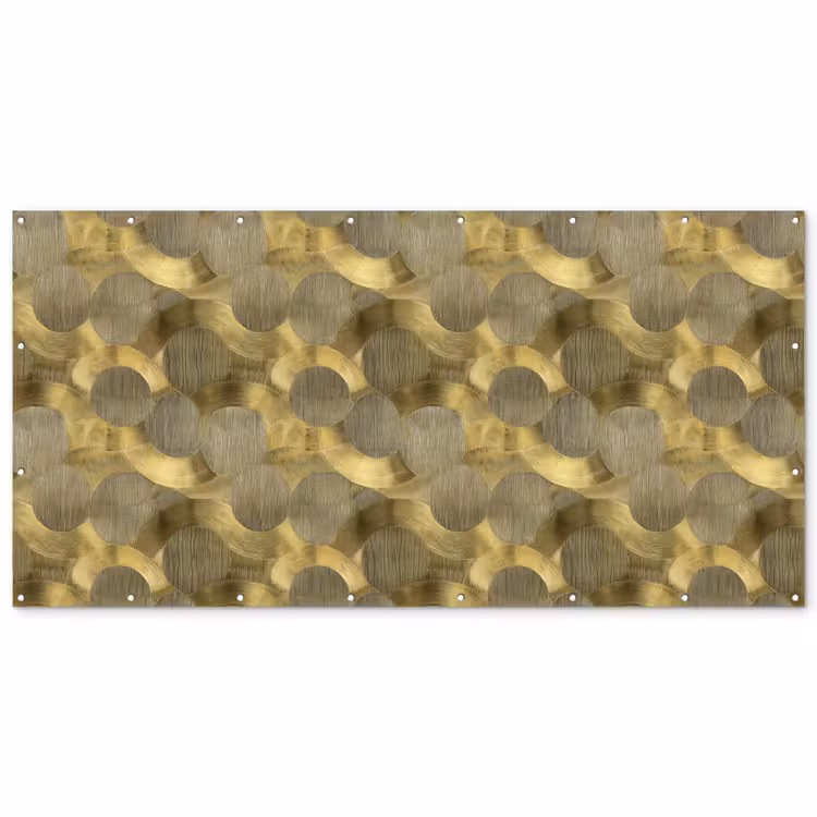Modern - Geometrisch - Goud Balkonbeschermer Duitsland klein 596 -zz_3d