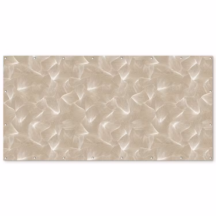 Organisch - Textuur - Beige Balkonbeschermer Duitsland klein 596 -zz_3d