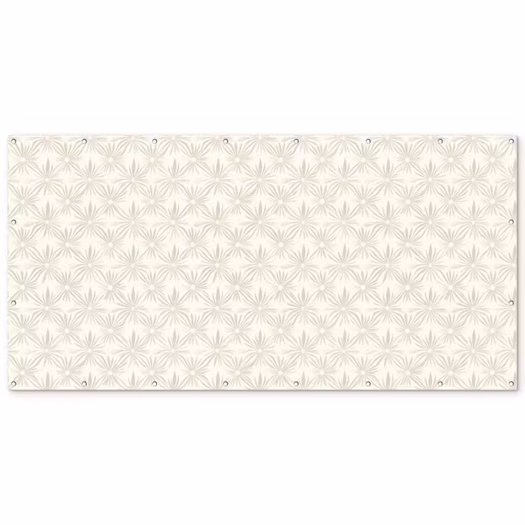 Patroon - Bloemen - Beige Balkonbeschermer Duitsland klein 596 -zz_3d