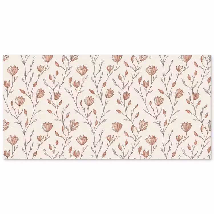 Patroon - Klassiek - Roze Balkonbeschermer Duitsland klein 596 -zz_3d