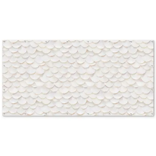 Schubben - Wit - Elegant Balkonbeschermer Duitsland klein 596 -zz_3d