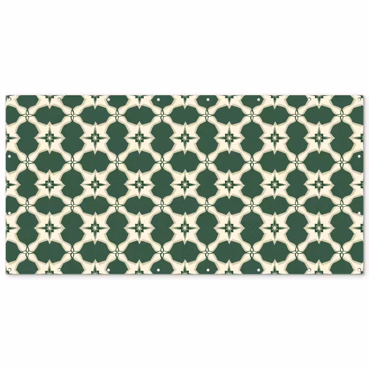 Tegel - Klassiek - Groen Balkonbeschermer Duitsland klein 596 -zz_3d