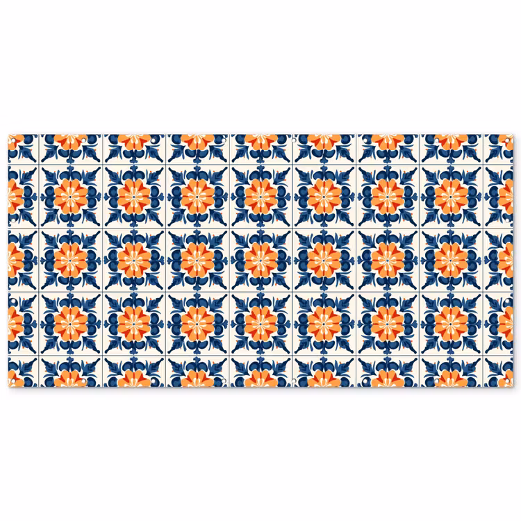 Traditioneel - Tegel - Oranje Balkonbeschermer Duitsland klein 596 -zz_3d