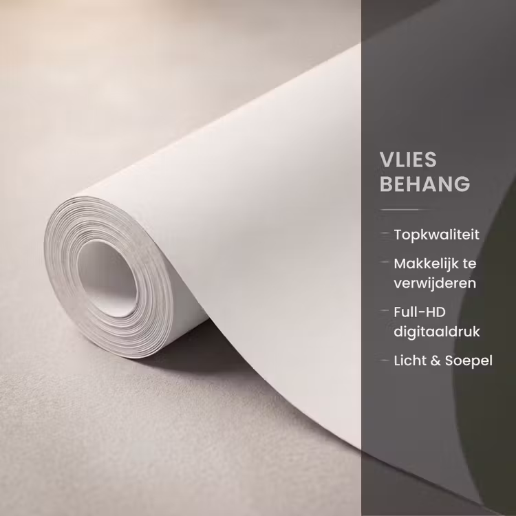 Abstract - Bogen - Modern - Groen - Kunst Behang Vlies klein -USP_closeupNL
