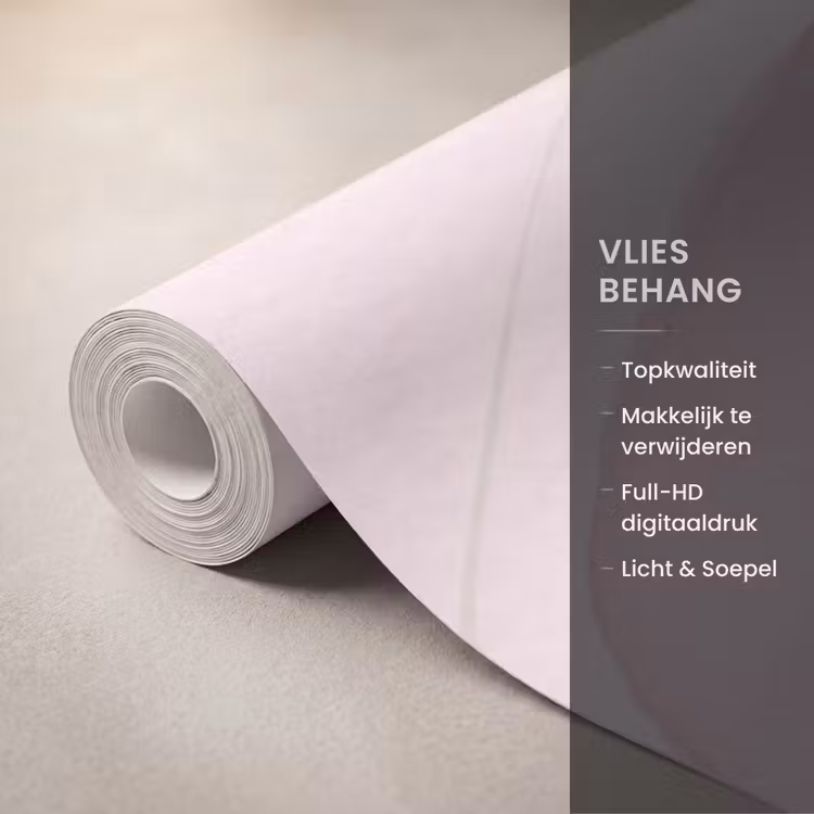 Abstract - Cirkels - Modern - Roze - Kunst Behang Vlies klein -USP_closeupNL