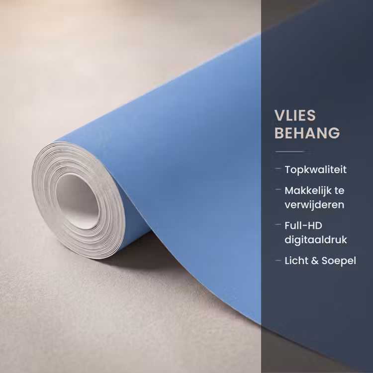 Abstract - Vormen - Roze - Blauw Behang Vlies klein -USP_closeupNL