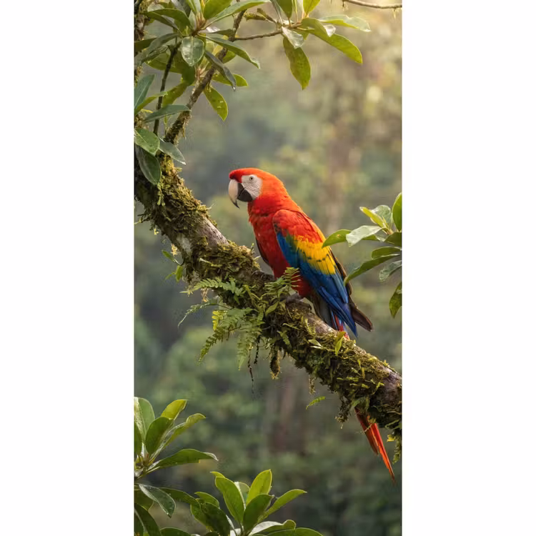 Ara - Jungle - Rood Behang Vlies klein -3d_website