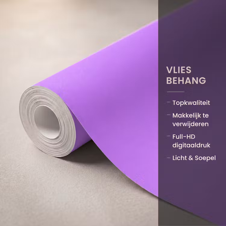 Architectuur - Colosseum - Rome - Minimalistisch - Paars Behang Vlies klein -USP_closeupNL