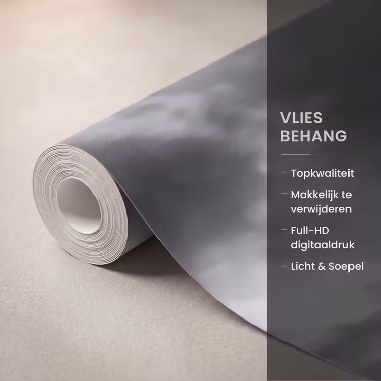 Architectuur - Water - Stad - Modern - Zwart-wit Behang Vlies klein -USP_closeupNL
