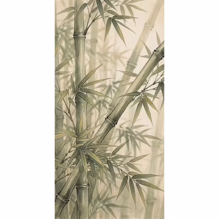 Bamboe - Bladeren - Aziatisch - Groen - Natuur Behang Vlies klein -3d_website