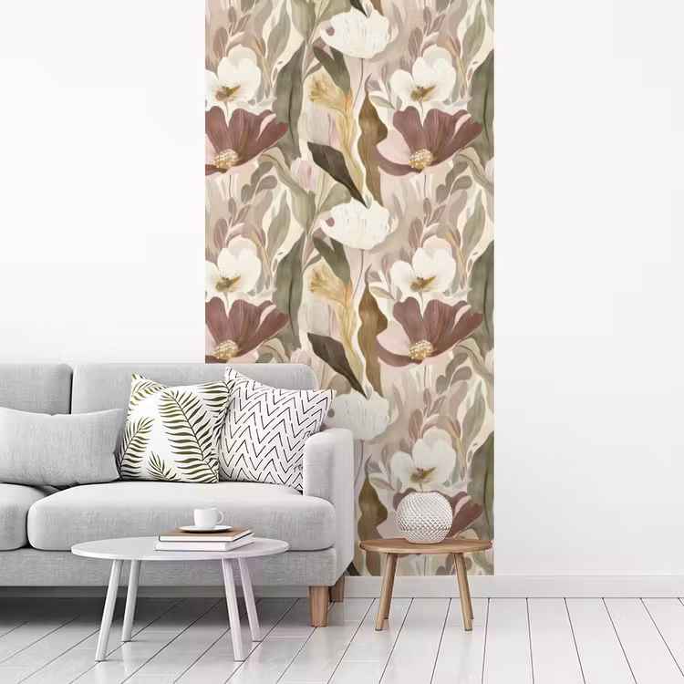 Bloemen - Aquarel - Kleurrijk fotobehang vinyl groot 64 -woonkamer