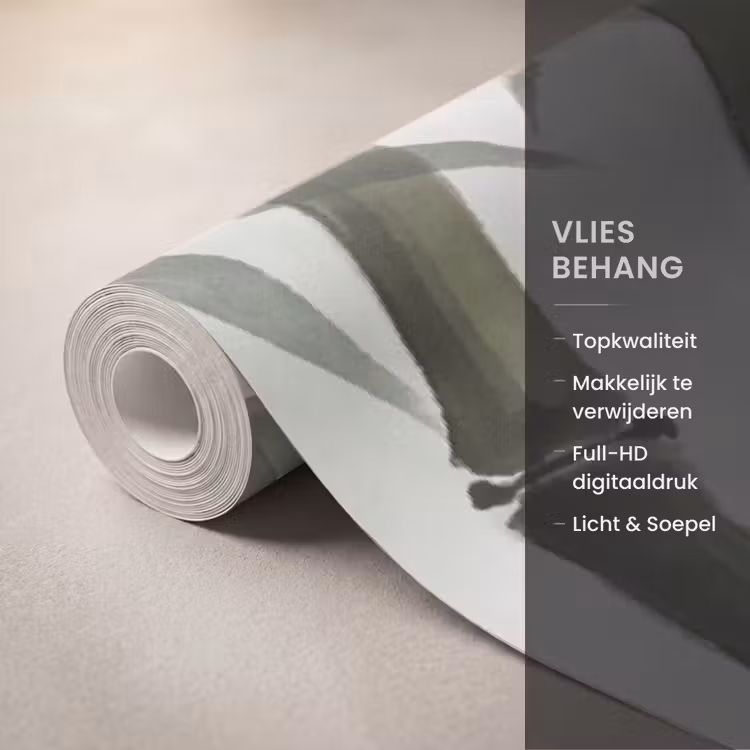 Bloemen - Knop - Tuin - Illustratie - Wit Behang Vlies klein -USP_closeupNL